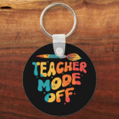 Leraar Modus Uit Laatste Dag Van School Kunstleraa Sleutelhanger (Voorkant)