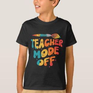 Leraar Modus Uit Laatste Dag Van School Kunstleraa T-shirt