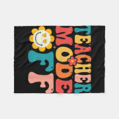 Leraar Modus Uit Laatste Schooldag Zomerstop Fleece Deken (Voorkant (Horizontaal))