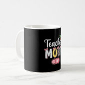 Leraar modus uit leuke einde van school zomer koffiemok (Voorkant links)