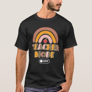 Leraar-modus van grappige Vakantie van leraar T-shirt
