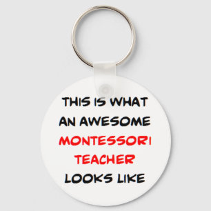 leraar montessori , geweldige sleutelhanger