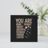 Leraar Motivatie eerste dag terug naar school Kaart (Staand voorkant)