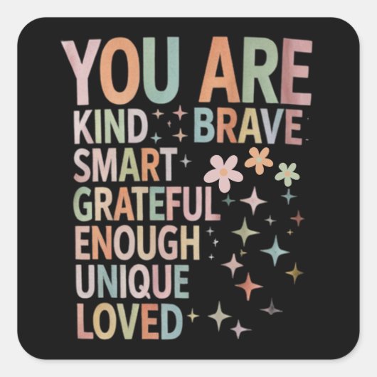 Leraar Motivatie eerste dag terug naar school Vierkante Sticker (Voorkant)