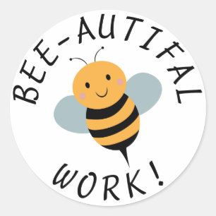 Leraar Motivatie stickers - Funny Bee Sticker
