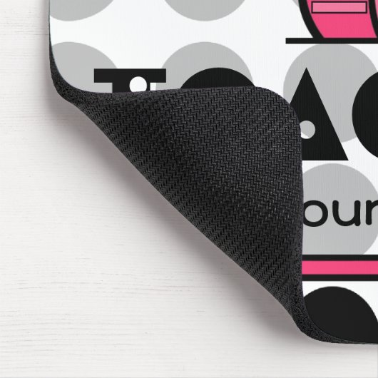 Leraar Mousepad - Polka Dot Muismat (Hoek)