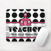 Leraar Mousepad - Polka Dot Muismat (Met muis)