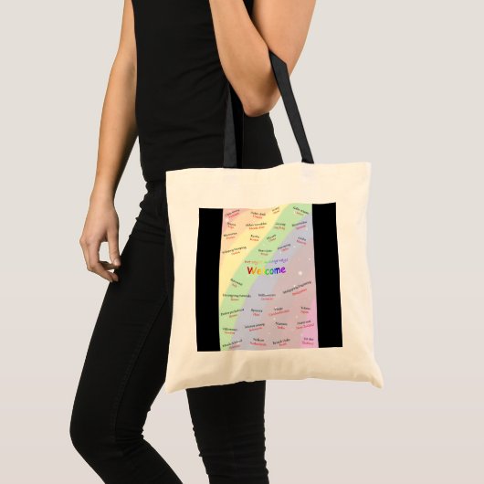 Leraar Multicultural Bag/Tas Tote Bag (Voorkant (product))