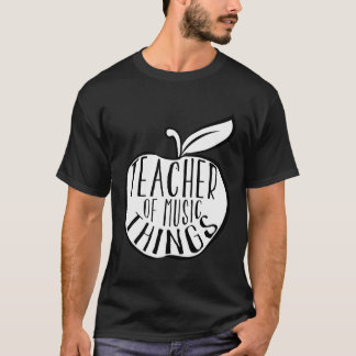 Leraar Muziek Dingen Cool School Leraar Apprec T-shirt