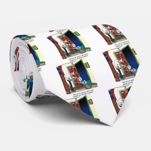 Leraar na de eerste schooldag stropdas (Opgerold)