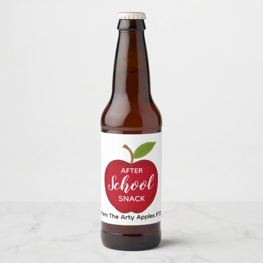 Leraar Na school snack bier Bier Etiket (Voorkant)