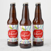 leraar Na schooltijd snack bier Bier Fles Etiket (Flessen)