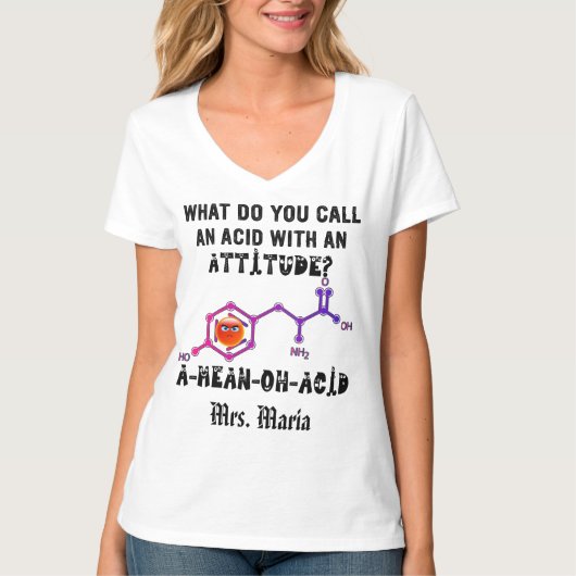 leraar natuurwetenschappen t-shirt (Voorkant)