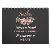 Leraar neemt hand in hand kalender (Hoes)