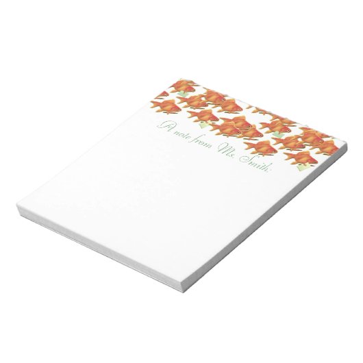 leraar notitieblok (Linkerzijde)