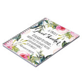 Leraar Notitieboek appreciatie Dank je cadeau Quot (Linkerzijde)