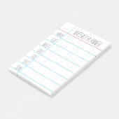 Leraar - Notities 4" x 6" Post-it® Notes (Schuin)