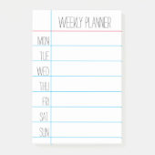 Leraar - Notities 4" x 6" Post-it® Notes (Voorkant)