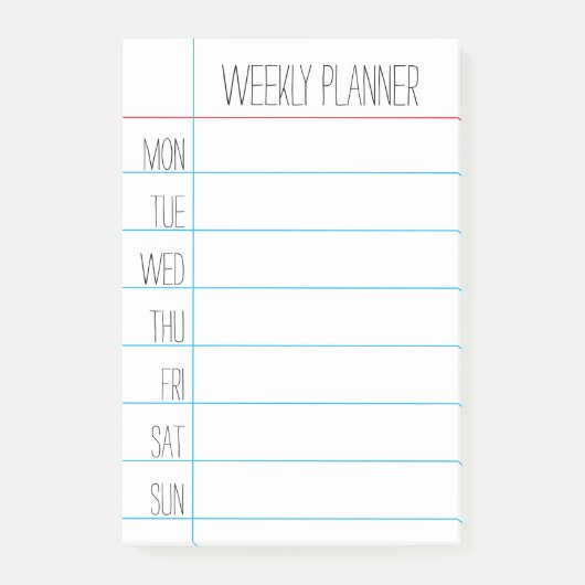 Leraar - Notities 4" x 6" Post-it® Notes (Voorkant)