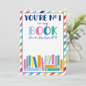 leraar nr. 1 in mijn boek cadeaubon kaarthouder kaart (Staand voorkant)