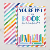 leraar nr. 1 in mijn boek cadeaubon kaarthouder kaart (Voorkant / Achterkant)