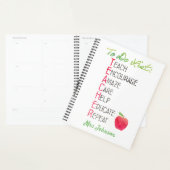 Leraar om persoonlijke Waterverf aan te bieden App Planner (Display)