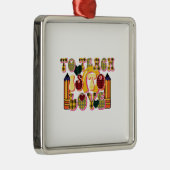 Leraar om te leren is liefde metalen ornament (Rechts)