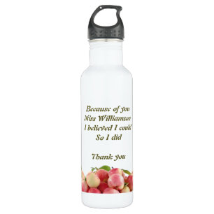 leraar   OMDAT IK VAN MENING WAS DAT IK KON Waterfles