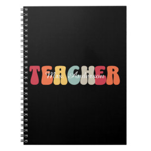 leraar-onderwijs-onderwijzen-retro-grappig notitieboek