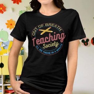Leraar Onderwijsgemeenschap buiten adem Tri-Blend Shirt
