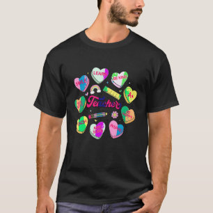 Leraar onderwijzen en inspireren Gelukkige Valenti T-shirt