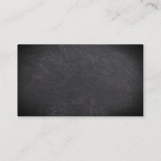 Leraar/onderwijzer Visitekaartje (Achterkant)