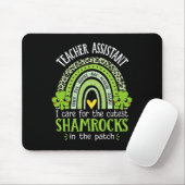 Leraar Onmiddellijk St. Patricks Dag Shamrocks Ler Muismat (Met muis)
