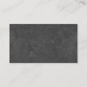 Leraar op het klapbord van Apple Chalkboard Visitekaartje (Achterkant)