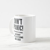 leraar Oude beschavingen Koffiemok (Voorkant links)