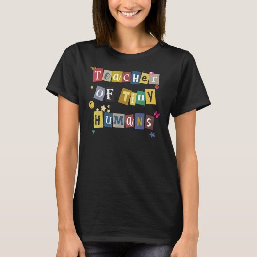 Leraar Outfits Inspirerend Leraar van Tiny Huma T-shirt (Voorkant)