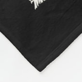 leraar overdag super moe door nacht grappige schoo fleece deken (Hoek)