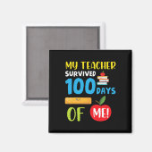 Leraar overleefde 100 dagen ME Fun 100 dagen SC Magneet (Voorkant / Achterkant)