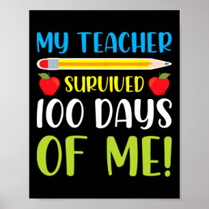 Leraar overleefde 100 dagen ME Fun 100 dagen SC Poster