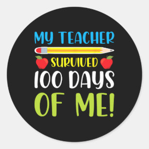 Leraar overleefde 100 dagen ME Fun 100 dagen SC Ronde Sticker
