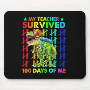 Leraar overleefde 100 dagen van ME dinosaurus T-re Muismat