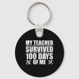 Leraar overleefde 100 dagen van ME Fun Student Sleutelhanger