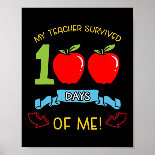Leraar overleefde 100 dagen van ME kleuterschool s Poster (Voorkant)