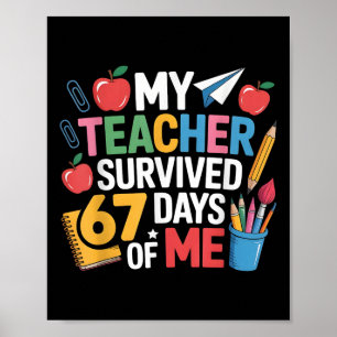 Leraar overleefde 67 dagen van mij voor 67e dag sc poster