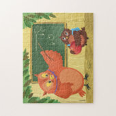 Leraar Owl en student Legpuzzel (Verticaal)