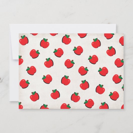 Leraar Owl met uitnodiging van de partij van het b (Achterkant)