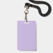 Leraar paarse badkamer pas badge (Achterkant met lanyard)