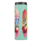 Leraar penseelstreek thermosbeker (Achterkant)