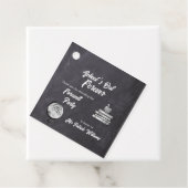 Leraar Pensioen Afscheid Blackboard Nostalgic Bedankjes Labels (In situ)