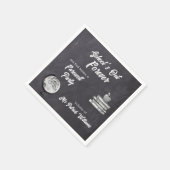 Leraar Pensioen Afscheid Blackboard Nostalgic Servet (Hoek)